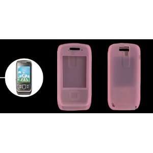  Gino Silicone Skin Case for Nokia E66 Transparent Pink 