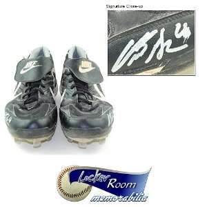   Tigers Curtis Granderson Autographed Game Used Nike Spikes 20x4 Clu