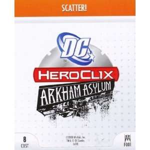    HeroClix Scatter # F001 (Rookie)   Arkham Asylum Toys & Games