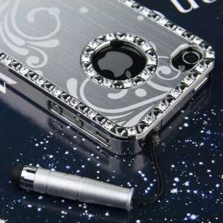 special offer for you black bling aluminum iphone 4 case rotating 