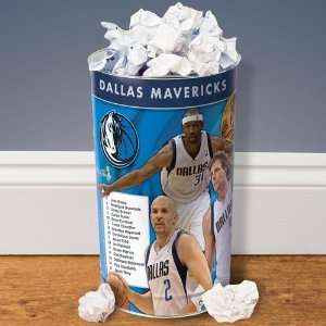  NBA Dallas Mavericks 2011 NBA Champions Player Wastebasket 