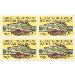 Great Northwest/Fort Snelling Set of 4 x 6 Cent US Postage Stamps Scot 