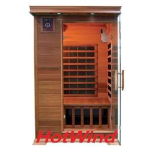   Sauna   Carbon Fiber Red Cedar Saunas (1 Person) Patio, Lawn & Garden