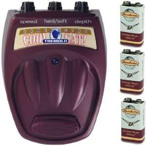  Danelectro CT1 Cool Cat Tremolo Pedal with 3 Batteries 