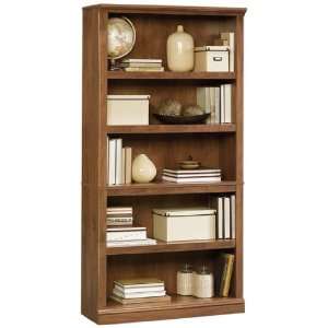  Sauder 5 Shelf Split Bookcase Oiled Oak