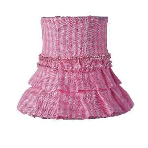  Pink Check Skirt Chandelier Shade 
