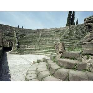  Pompeii Odeon, Pompeii, Unesco World Heritage Site, Campania, Italy 