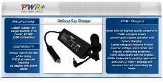 PWR+ CAR CHARGER FOR ACER ASPIRE ONE 522 722 751H D257  