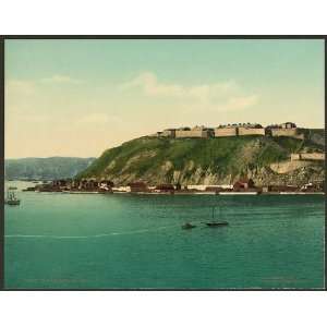  Citadel,harbors,forts,sailing ships,Quebec,Canada,c1901 