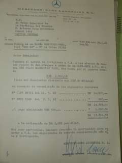 220 S SEDAN DAIMLER MERCEDES BENZ bill order 1962  