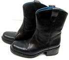 Fornarina Womens Black Leather Pull Up Ankle Boots Size 36 Sz 5 1/2 