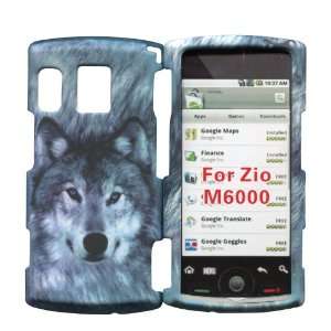  Snow Wolf Sanyo Zio by Kyocera M6000 Cricket Case Cover 