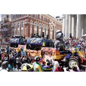 Darth Vader at New Orleans Mardi Gras Photograph   Beautiful 16x20 