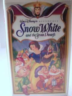 Walt Disney Masterpiece Snow White VHS Tape 717951524034  
