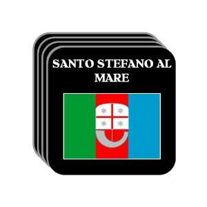 Italy Region, Liguria   SANTO STEFANO AL MARE Set of 4 Mini Mousepad 