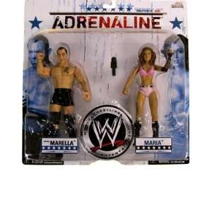   Series 32 Action Figure 2 Pack Santino Marella and Maria Toys & Games