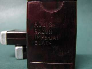 Antique ROLLS RAZOR safety razor , Made in England, with stropping 