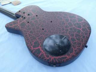 Special Edition Danelectro U2,Cool Red/Black Crackle Finish,W/Tags 