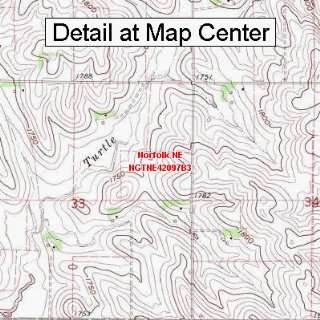  USGS Topographic Quadrangle Map   Norfolk NE, Nebraska 