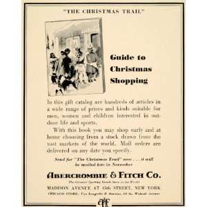  1937 Ad Abercrombie Fitch Christmas Shopping Sports 