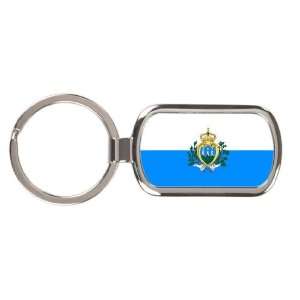  San Marino Flag Keychain