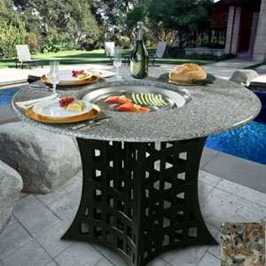  LaCosta   Black   Grill Table   Pebble Granite Sports 