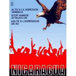  18x24 Political Poster. Stop Yankee attacks.Day of World 