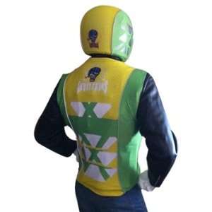 SkullSkins X Factor Green/Yellow Large Reflective Motorcycle Jacket 
