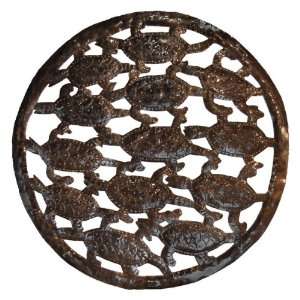  Bale of Turtles Metal Wall Sculpture