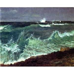  Oil Painting Seascape Albert Bierstadt Hand Painted Art 