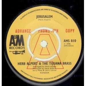   VINYL 45) UK A&M 1970 HERB ALPERT AND THE TIJUANA BRASS Music