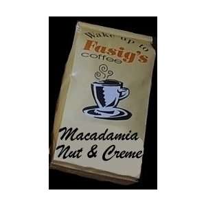 Decaf. Macadamia Nut Crème Flavored Coffee 12 oz. Perk Grind  