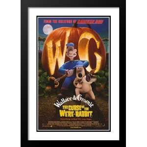  Wallace & Gromit Rabbit 32x45 Framed and Double Matted 