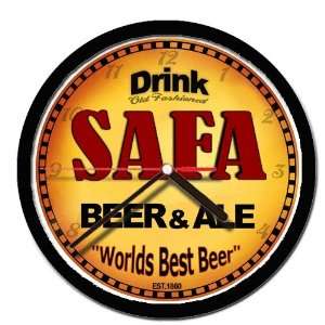  SAFA beer and ale cerveza wall clock 