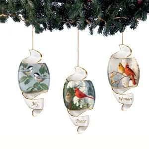 Gallery Marketing 01 12443 001 Jim Hautman Songbird Spiral Ornaments
