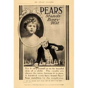  1908 Ad Andrew Pears Soap Stands Every Test Complexion 