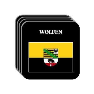  Saxony Anhalt   WOLFEN Set of 4 Mini Mousepad Coasters 