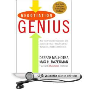   Audio Edition) Deepak Malhotra, Max H. Bazerman, Norman Dietz Books