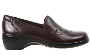 Clarks Womens Shoes 80737 Blueroyal Brown Leather Heels  