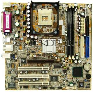 emachines fic vg33 2 ddr dimm vga lan micro atx desktop motherboard