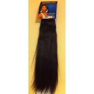 100% Indian remy remi human hair extension weft weave 18 inch 1B color 