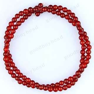 3MM FIRE RED AGATE CARNELIAN ROUND BALL LOOSE BEADS  