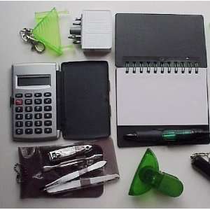   Hand held Electronic Calculator with Desk Accessories