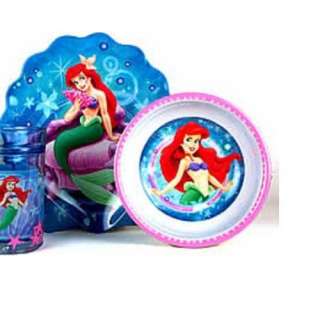    Disney the Little Mermaid Ariel Cereal Snack Bowl & Plate Set