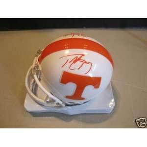  Signed Riley Mini Helmet   Tee Martin & Spencer Tennessee 