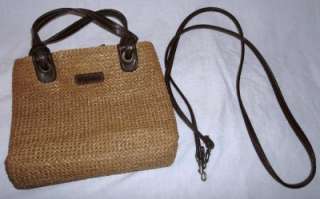 Rosetti Woven tote satchel shoulder handbag purse  