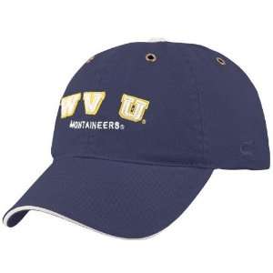West Virginia Mountaineers Navy Blue Campus Yard Adjustable Hat 