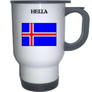 Iceland   HELLA White Stainless Steel Mug