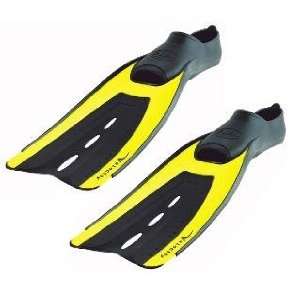  Aeris Velocity Full Foot Fins Great Diving Fin Sports 