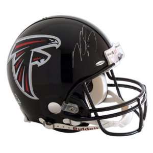  Vick Autographed Atlanta Falcons Authentic Helmet (UDA) Sports